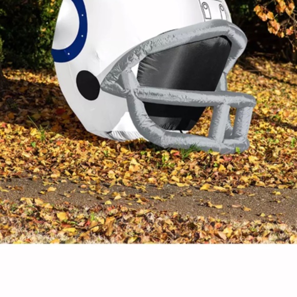 Logo Brands Officially Licensed NFL 4' Inflatable Helmet Indianapolis Colts - Picture 2 of 6
